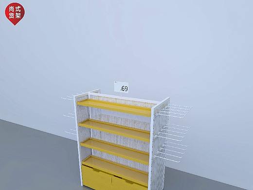 临湘市服装展示架供应商大创生活馆货架服装货架供应商