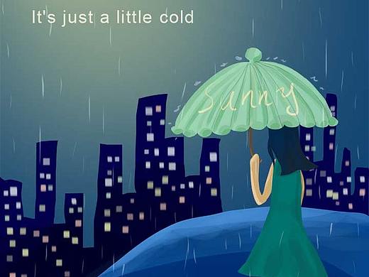 雨中城市