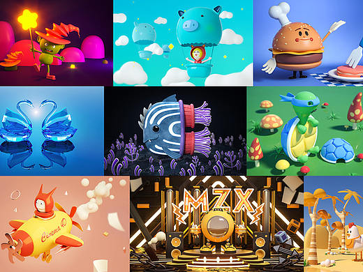 C4D小場景（個人主頁-ZNDAzOTk3NjA=） - 場景 - 站酷設計師無心l原創(chuàng)素材 - 站酷ZCOOL