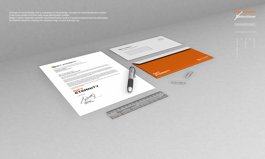 天一久sky-eternity品牌VIS识别系统设计-因心设计