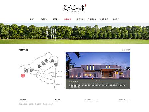 蓝天弘林网站设计