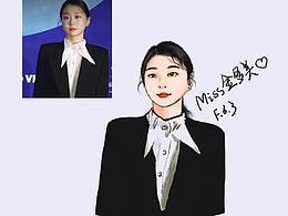 人物练习插画