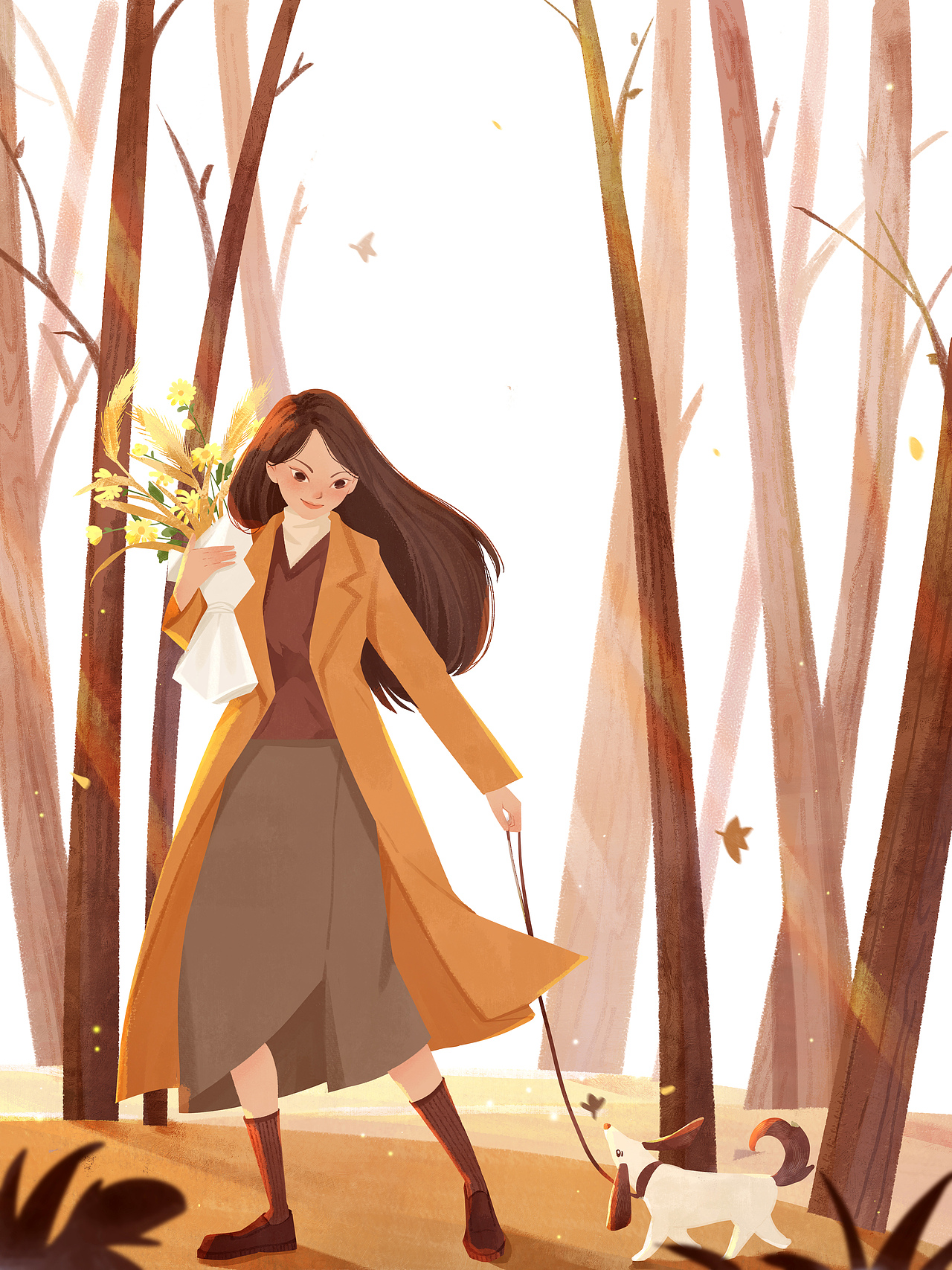 手绘质感插画练习