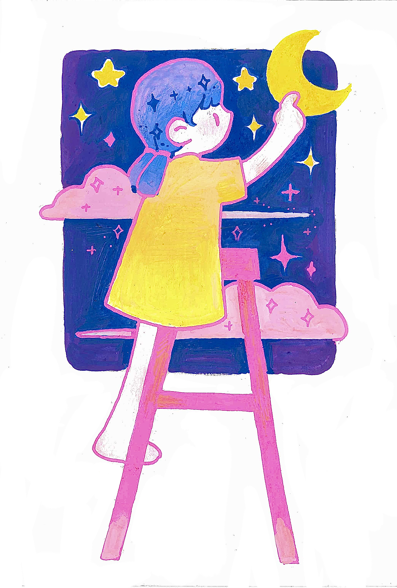 插画系列作品【ABCDE】