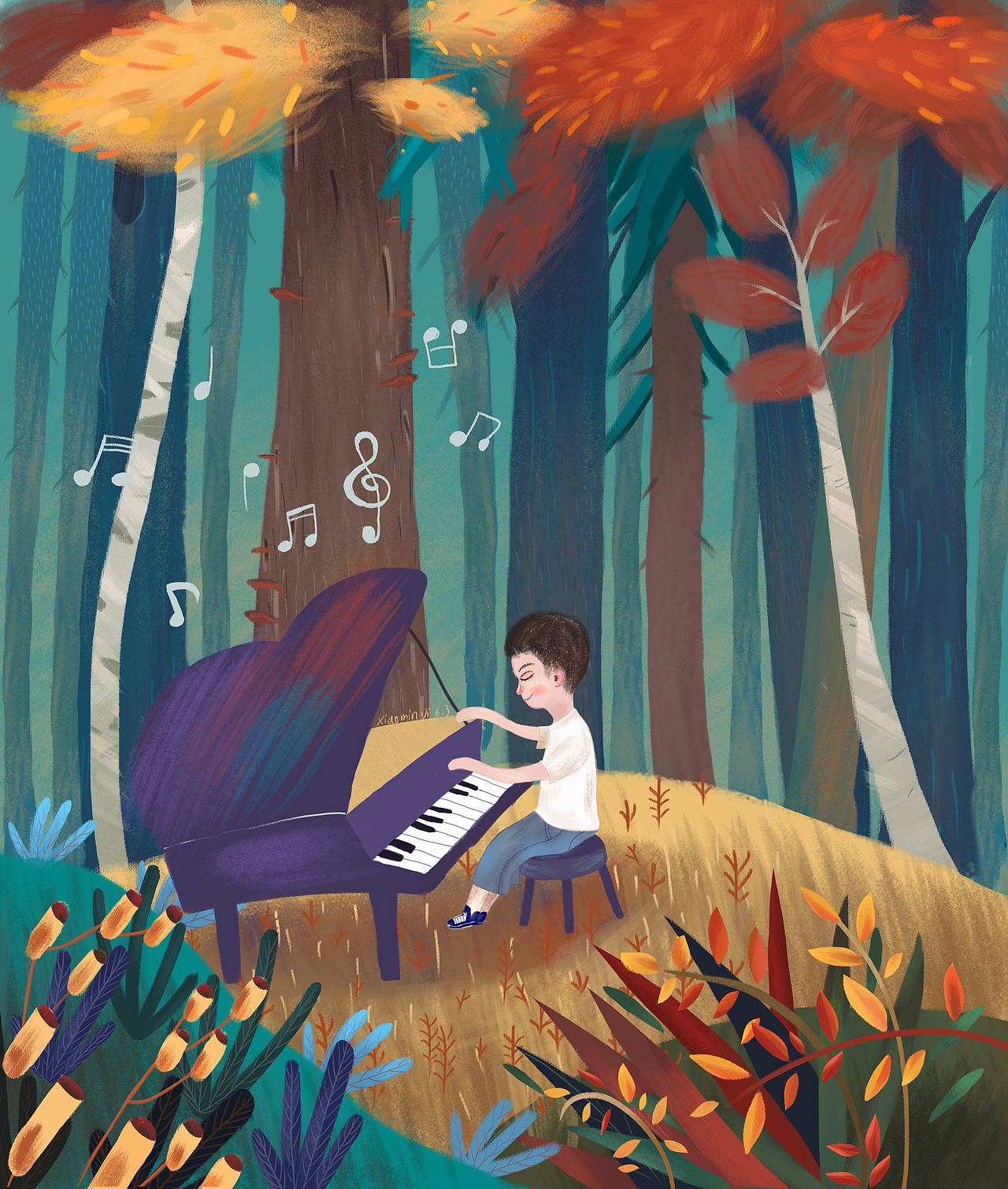 将插画进行到底（图ZNTExNzM3MDA=） - 儿童插画 - 站酷设计师晓敏逸原创素材 - 站酷ZCOOL