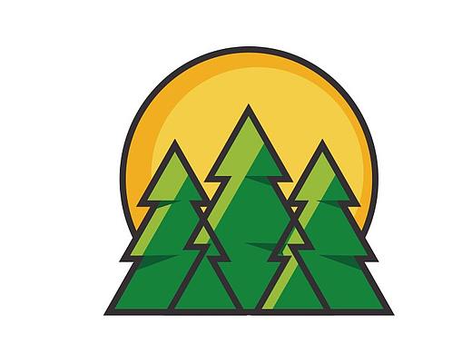 关于青松服务站、青松购logo方案设计