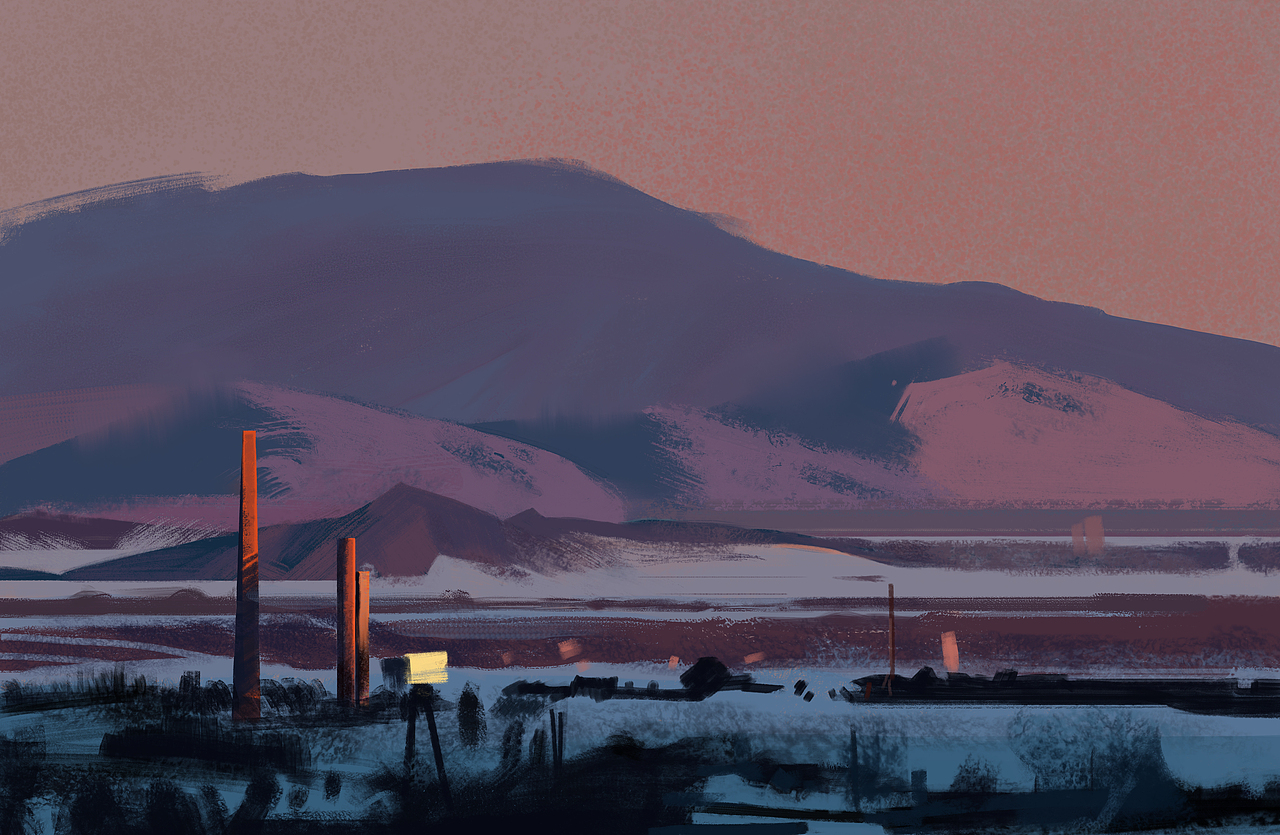 风景临摹（图ZMzA2NjAwMjgw） - 创作习作 - 站酷设计师阿月姑娘啊原创素材 - 站酷ZCOOL