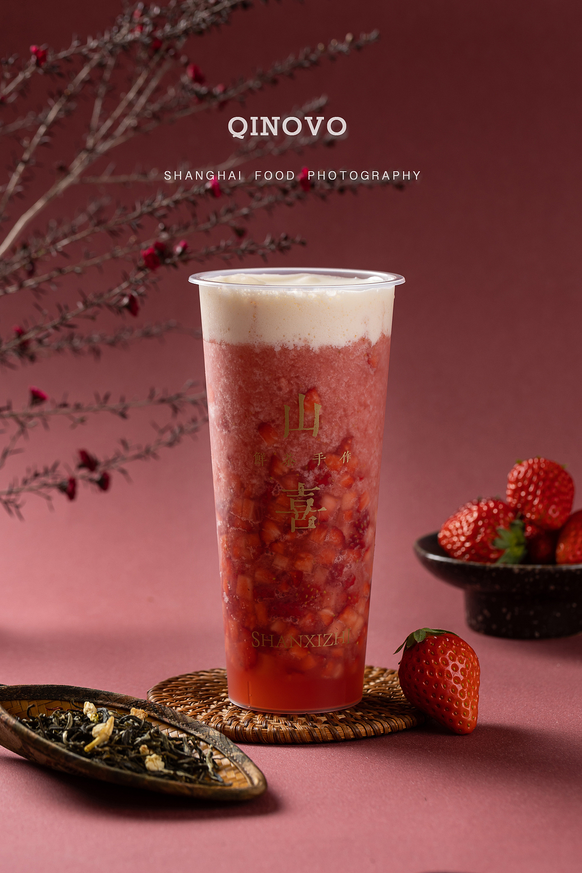 国风奶茶饮品拍摄 |光影传递东方美学