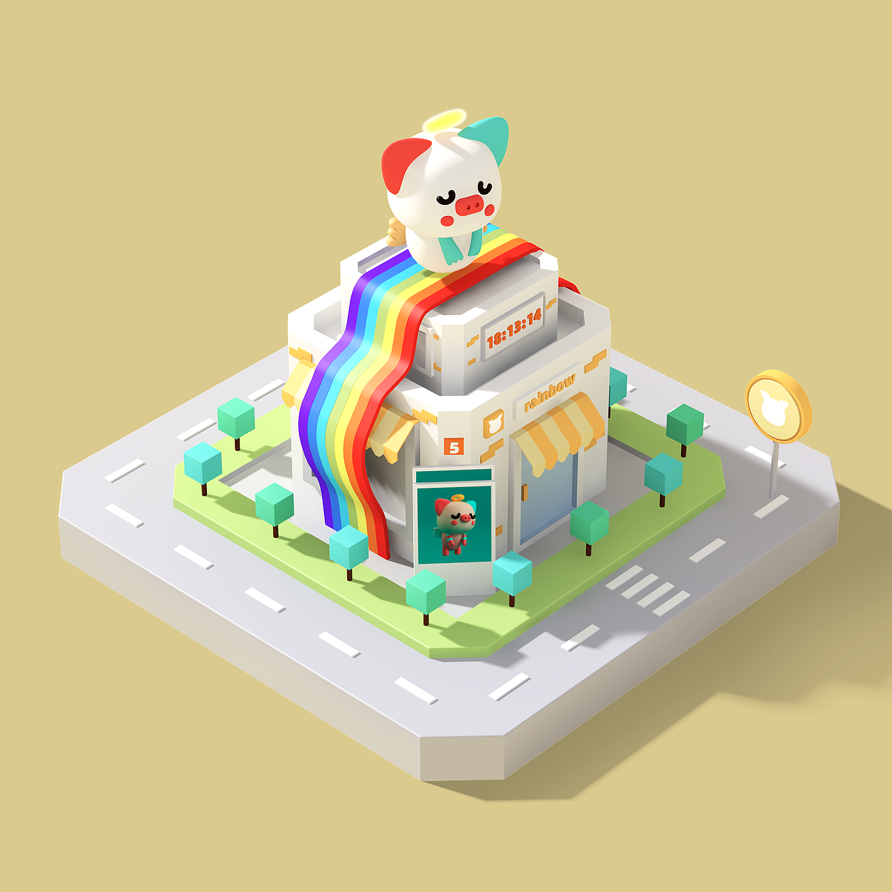 卡通场景（图ZMzM1MjY1NzM2） - 其他三维 - 站酷设计师无事忙pure原创素材 - 站酷ZCOOL