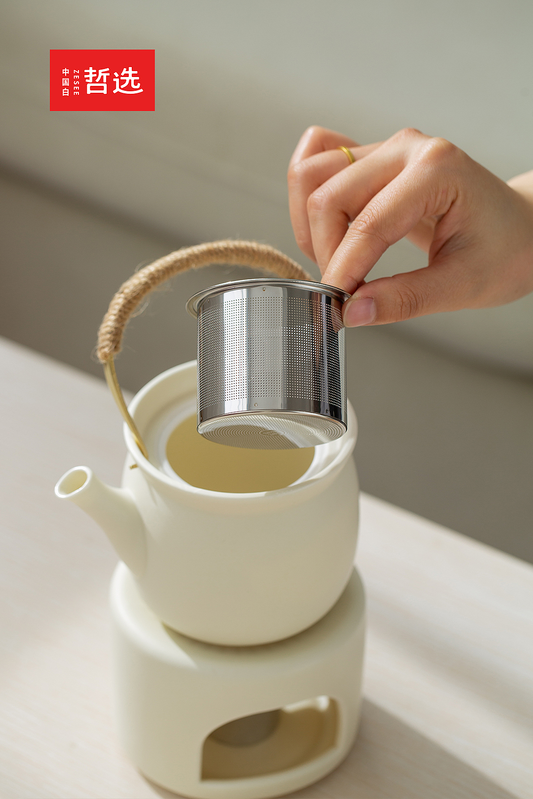 【中国白·哲选】轻饮·温茶提梁壶套装（图ZMzYwNDI5NTY0） - 生活用品 - 站酷设计师中国白哲选原创素材 - 站酷ZCOOL