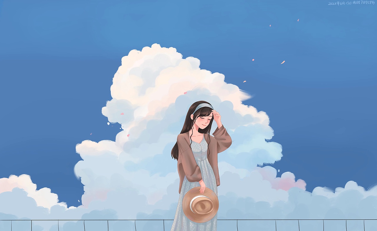 夏日约定（图ZMzEzMDc3MDQ0） - 创作习作 - 站酷设计师豆芽爱吃豆芽菜原创素材 - 站酷ZCOOL