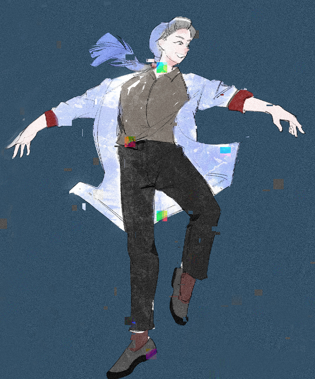 【人物隔日涂】101-172（图ZMzI2OTg5NDU2） - 创作习作 - 站酷设计师黑羊呀原创素材 - 站酷ZCOOL