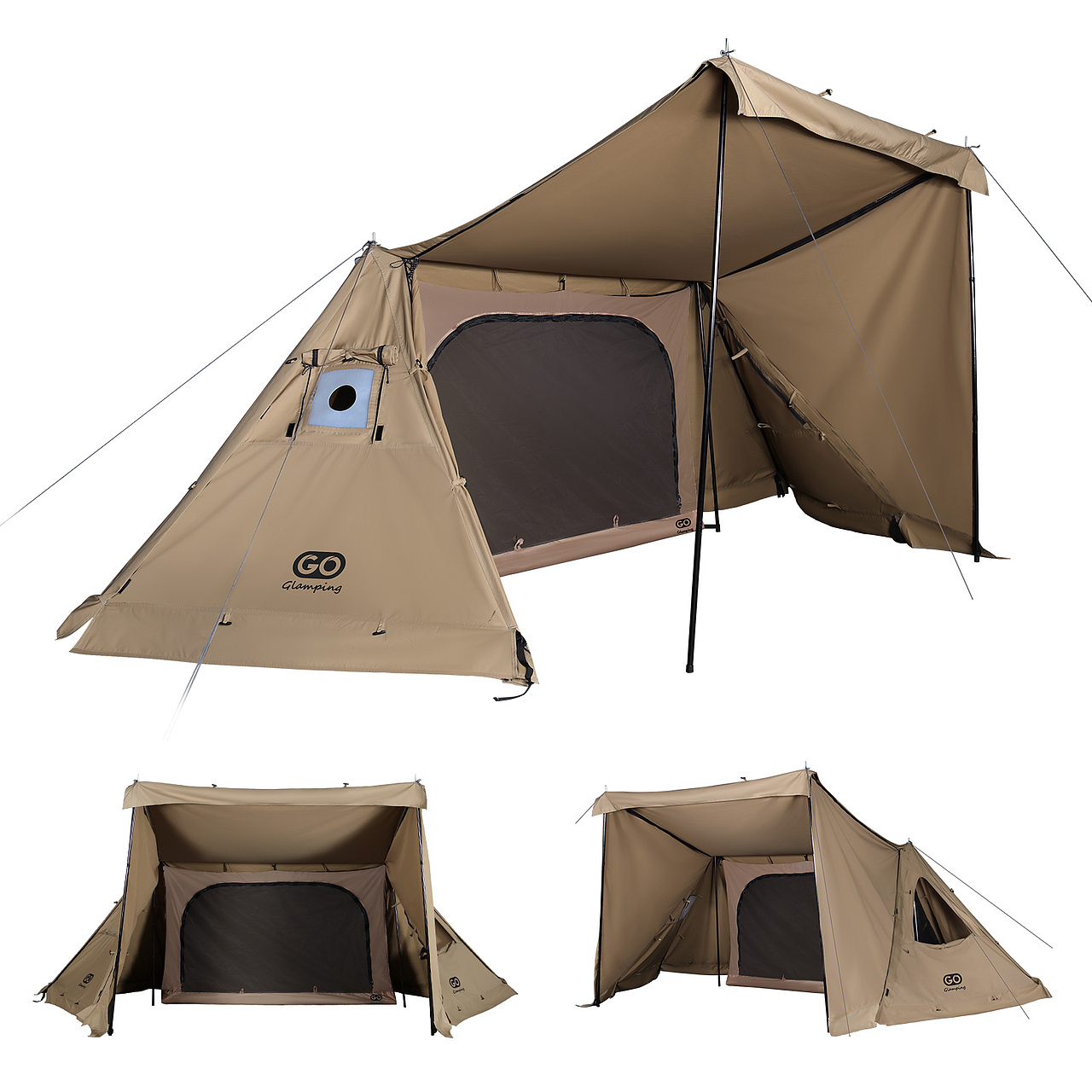 户外/行军帐/卡其色