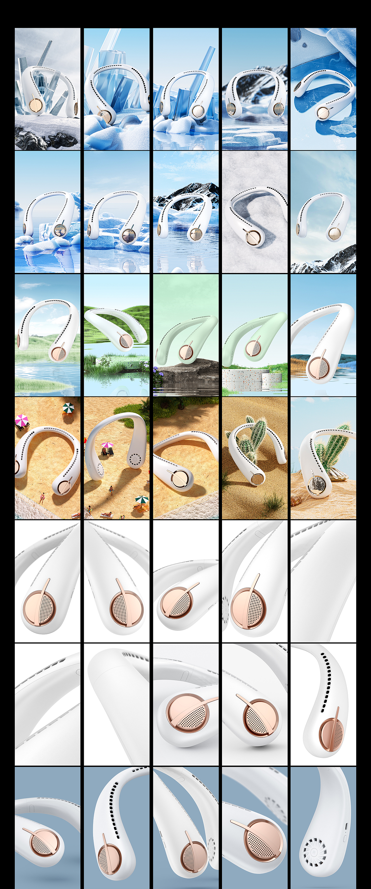 【Benks品牌—挂脖风扇渲染】 Render（图ZMzIwODU5NDc2） - 产品 - 站酷设计师月京舞梨原创素材 - 站酷ZCOOL