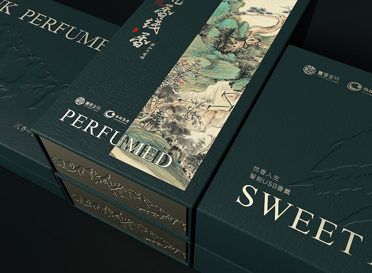 沉香丨包装设计（图ZMzE3ODUzNjc2） - 包装 - 站酷设计师夏禾lab原创素材 - 站酷ZCOOL