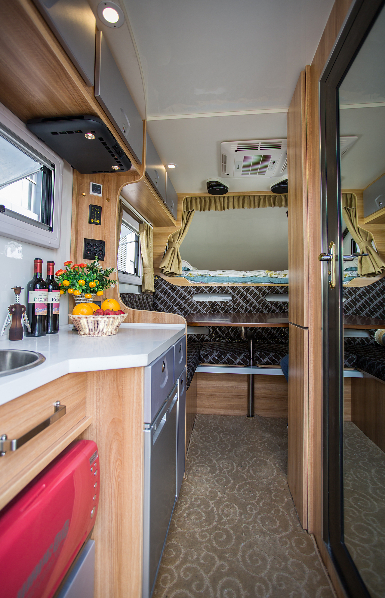 江淮帅铃t6皮卡房车设计