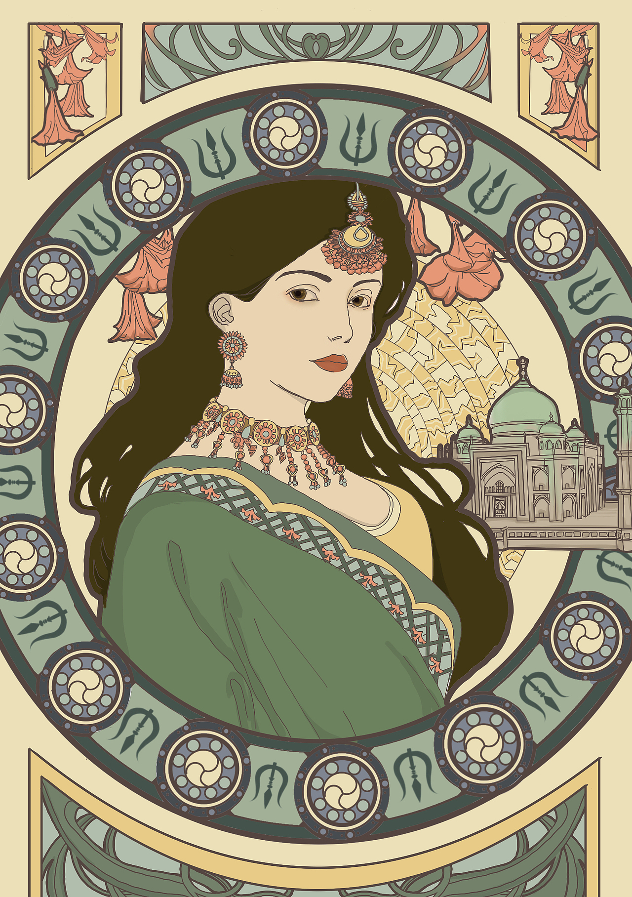 一组概念插画作品