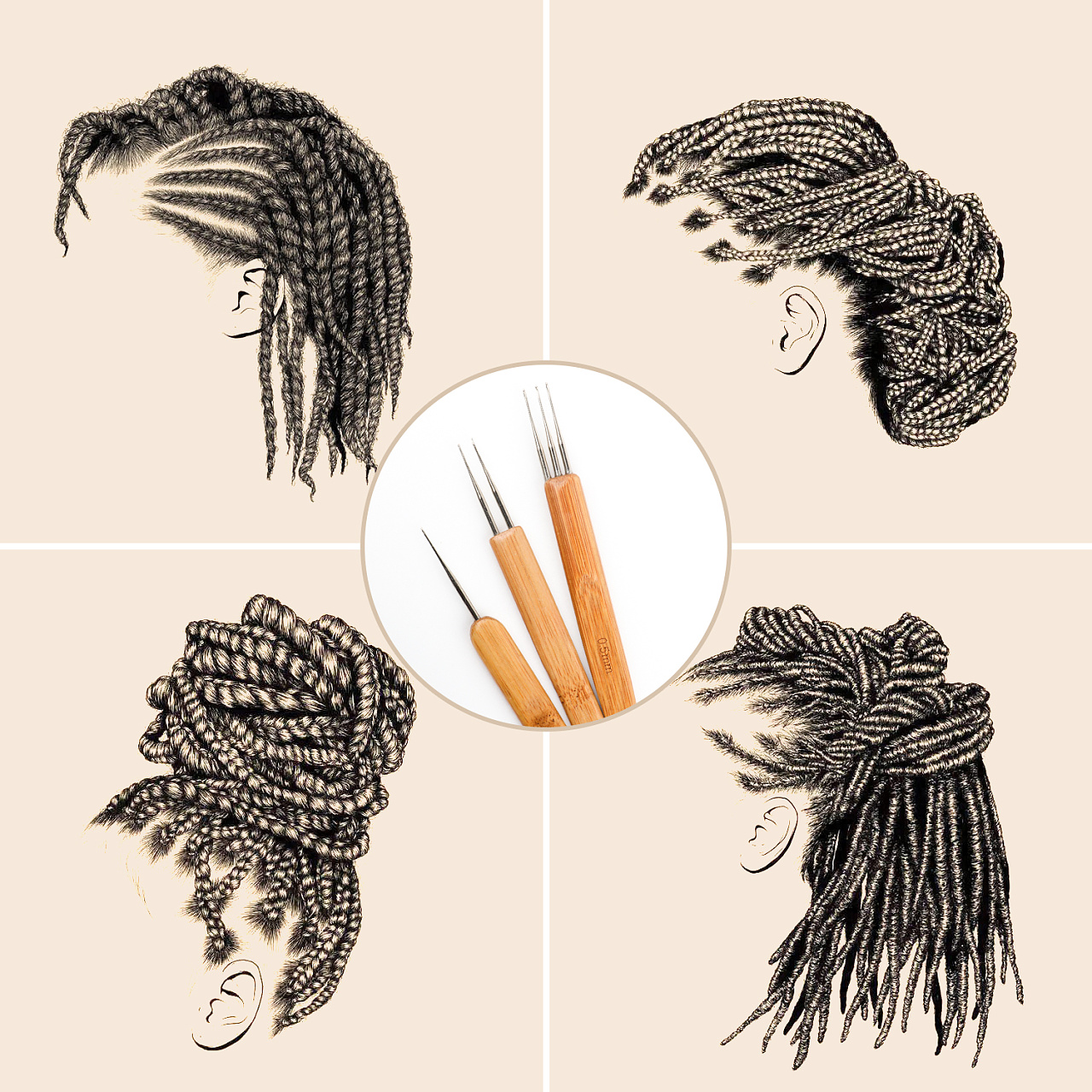 脏辫钩针-亚马逊|平面|其他平面|man326 - 原创作品 - 站酷 (zcool)