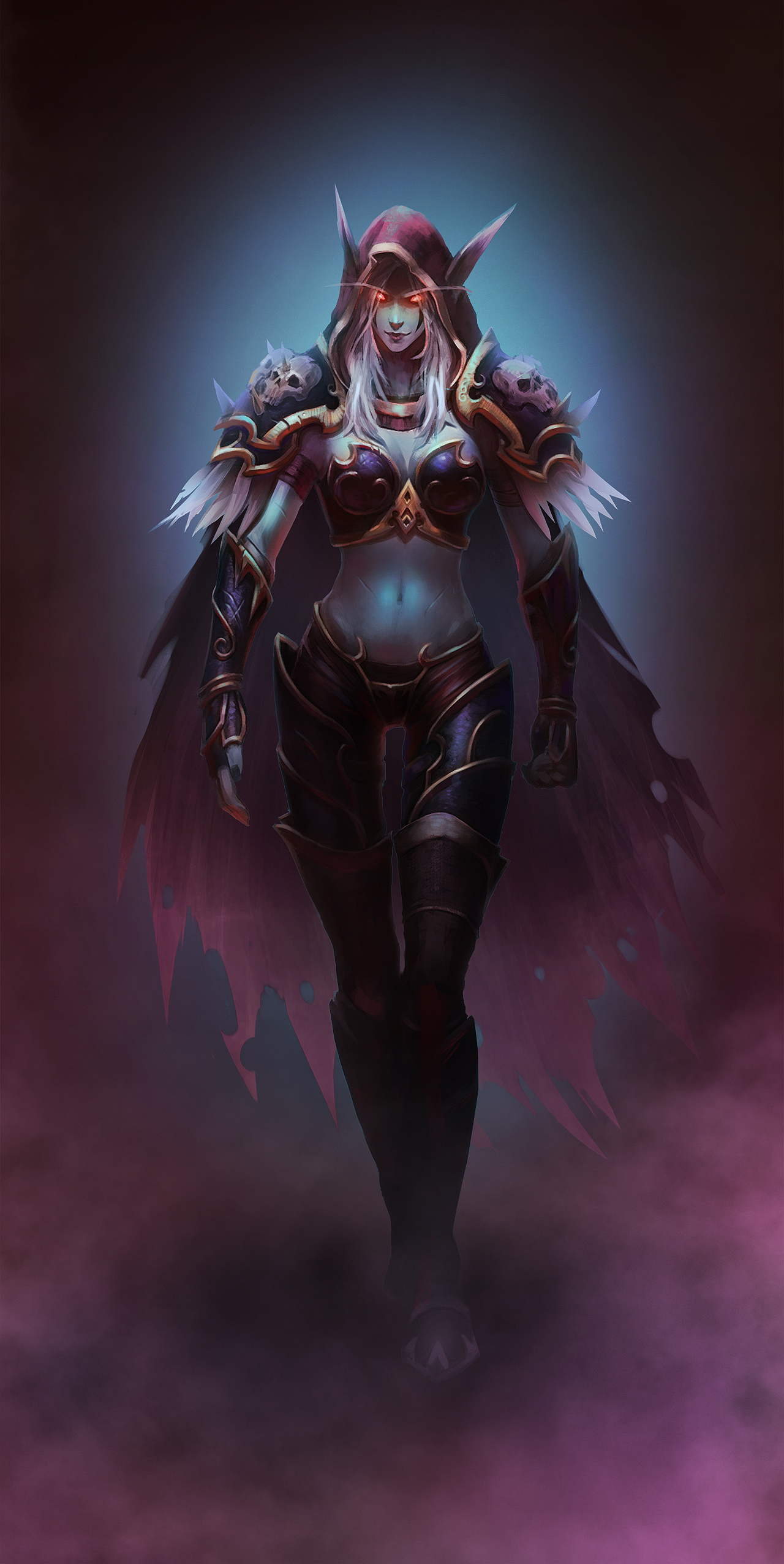 希尔瓦娜斯|插画|创作习作|黄小鑫leoz_原创作品-站酷zcool