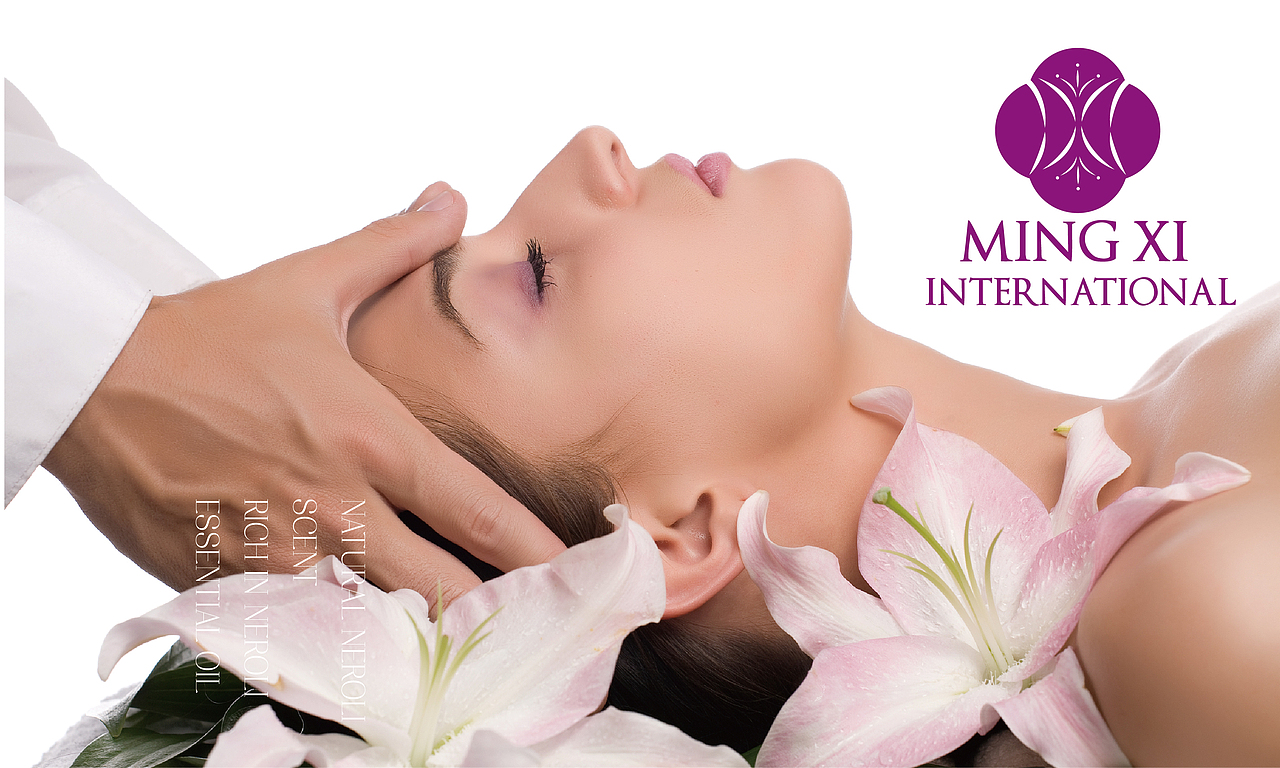 明熙国际美容抗衰中心logo品牌设计