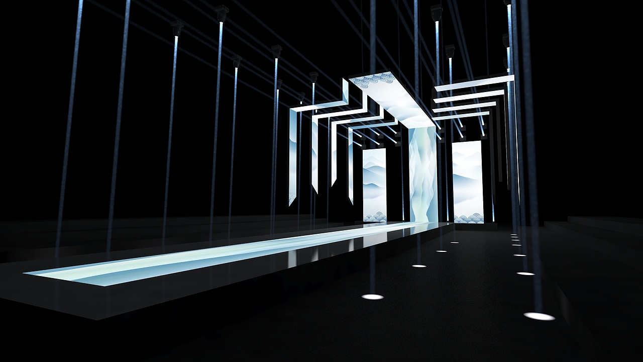 舞美设计大气简洁走秀（图ZMTg1NTc4NzQ4） - 建筑/空间 - 站酷设计师丶北极光原创素材 - 站酷ZCOOL