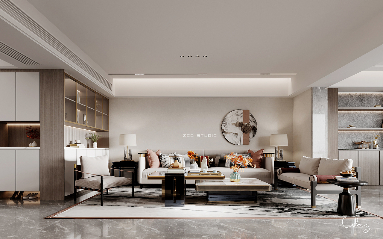 新中式，现代（图ZMjcxMzg0OTYw） - 家装设计 - 站酷设计师YHLlong原创素材 - 站酷ZCOOL