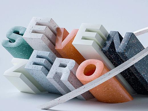 【字体设计】SEVENZERO（个人主页-ZNDU3NTk5OTY=） - 其他三维 - 站酷设计师SEVENZRRO原创素材 - 站酷ZCOOL