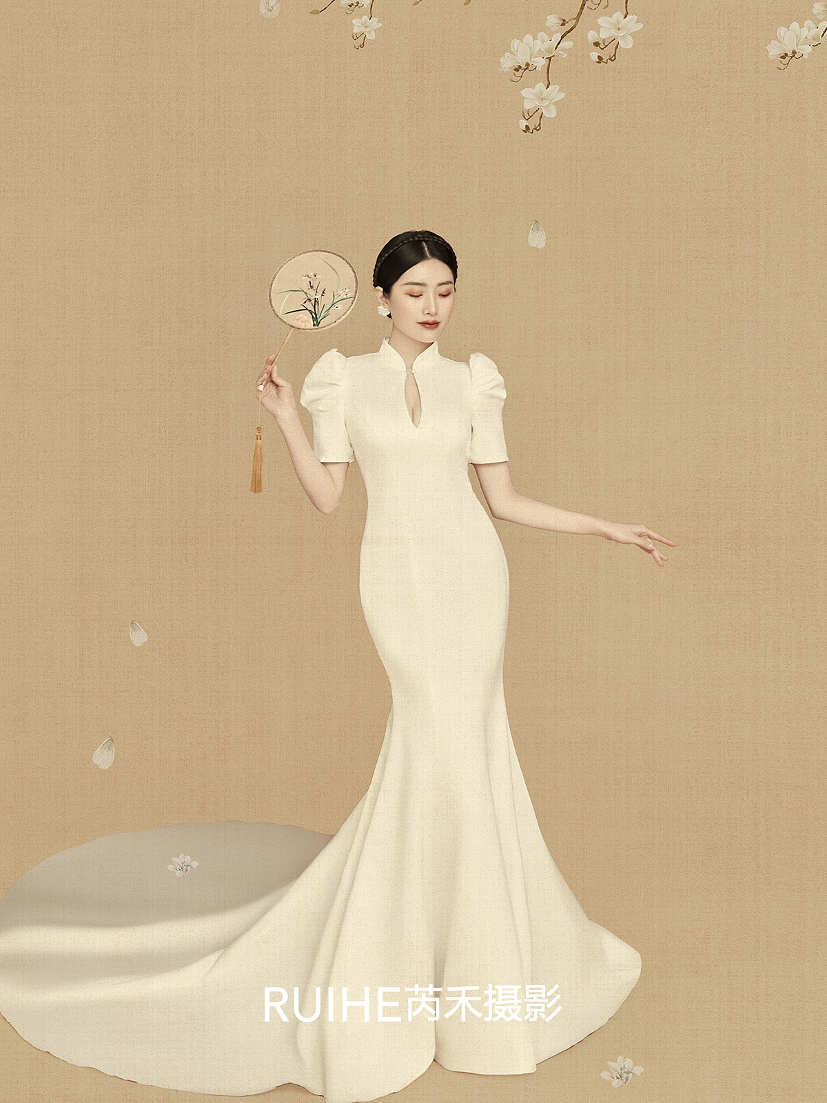 展现东方新娘独特的气质,用婚纱照传递东方韵味之美
