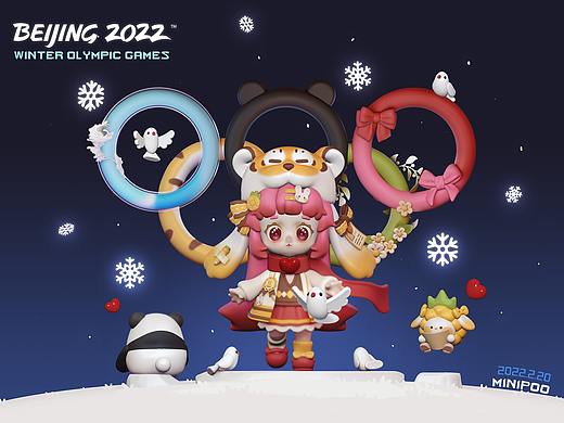 2022北京冬奥会贺图（个人主页-ZNTgwNTc3ODA=） - 人物/生物 - 站酷设计师PockyMini原创素材 - 站酷ZCOOL
