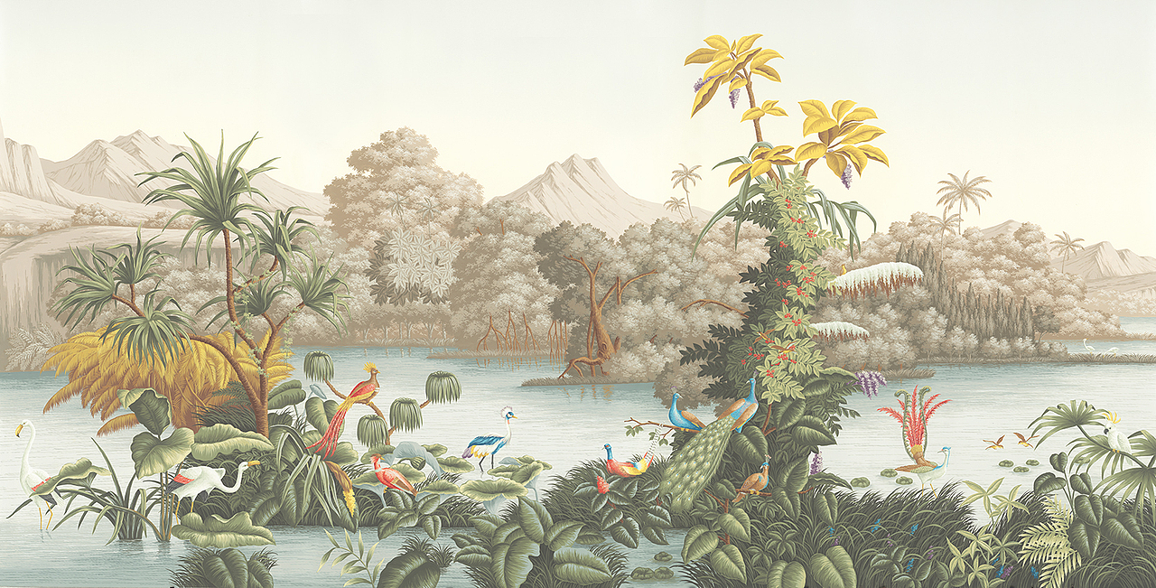 艾嘉利壁画(西洋画雨林篇)