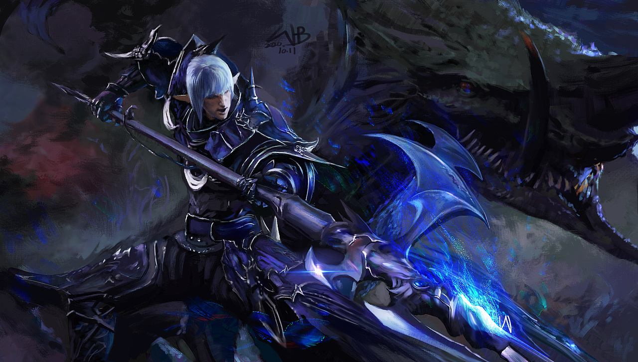 【临摹游戏cg】ff14 6.0预告