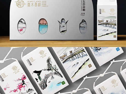 “喜木香耕”农产品包装设计