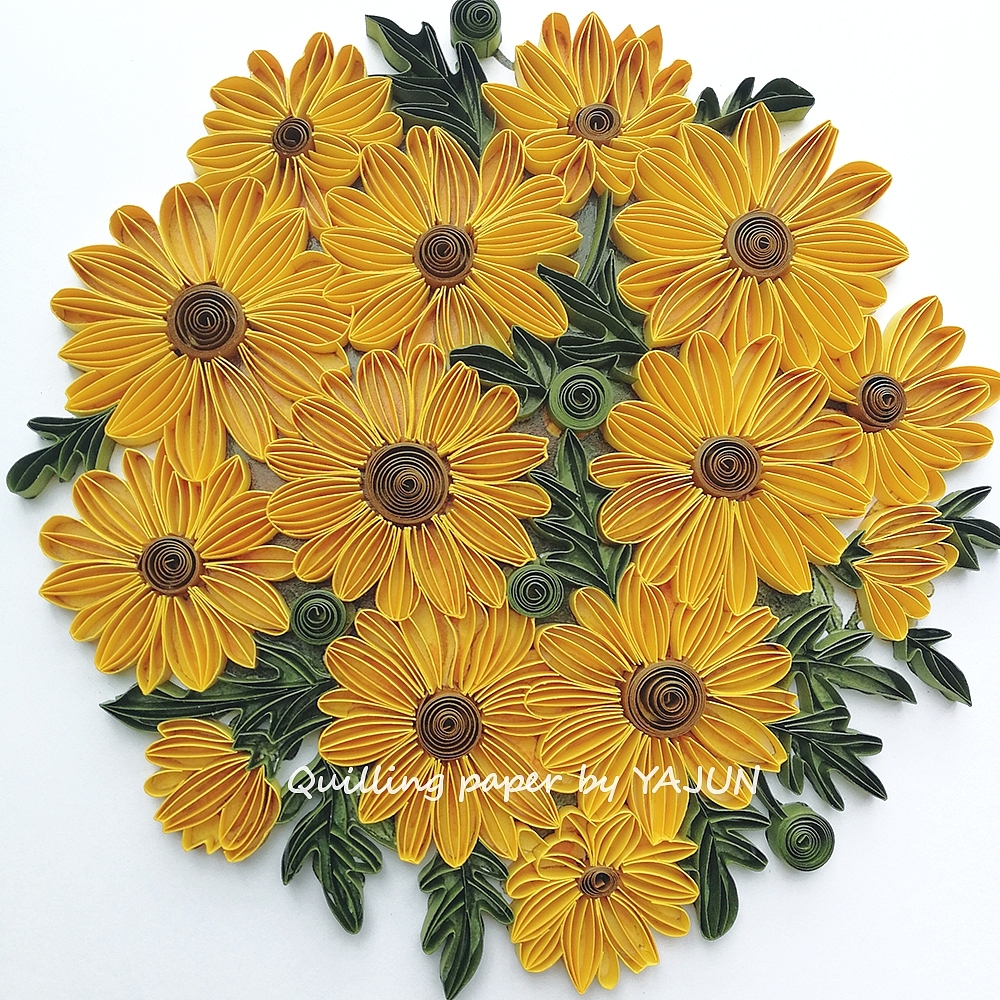 衍纸——花系列（图ZMTc3MzM1ODYw） - 其他手工艺 - 站酷设计师YAJUN7原创素材 - 站酷ZCOOL