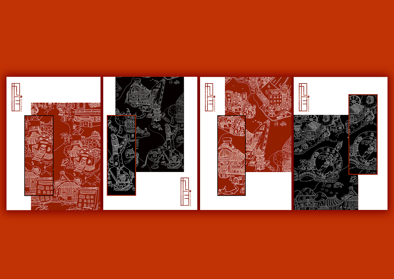 文创品牌设计（图ZMTY0MDY3MTIw） - 图案 - 站酷设计师噗嗤笑原创素材 - 站酷ZCOOL