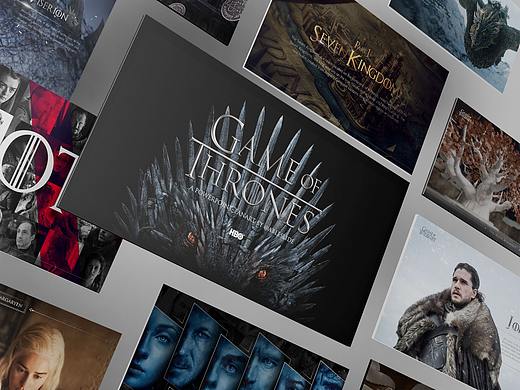 权力的游戏主题PPT模板