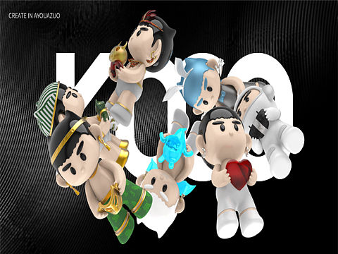 原创潮玩IP︱热爱的传播者 KOCO卡扣