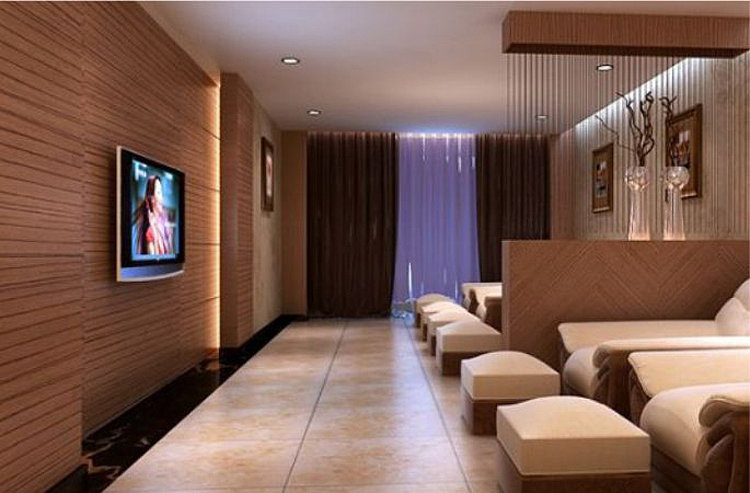 足疗店装修—郑州足疗店设计案例效果图赏析
<br>市场越来越火,各种档次和风格的足疗店充斥着整个市场,让人眼花缭乱,那么作为一个投资者,应该怎么给自己的足疗店选择设计风格呢?什么样的风格才会符合自己呢?