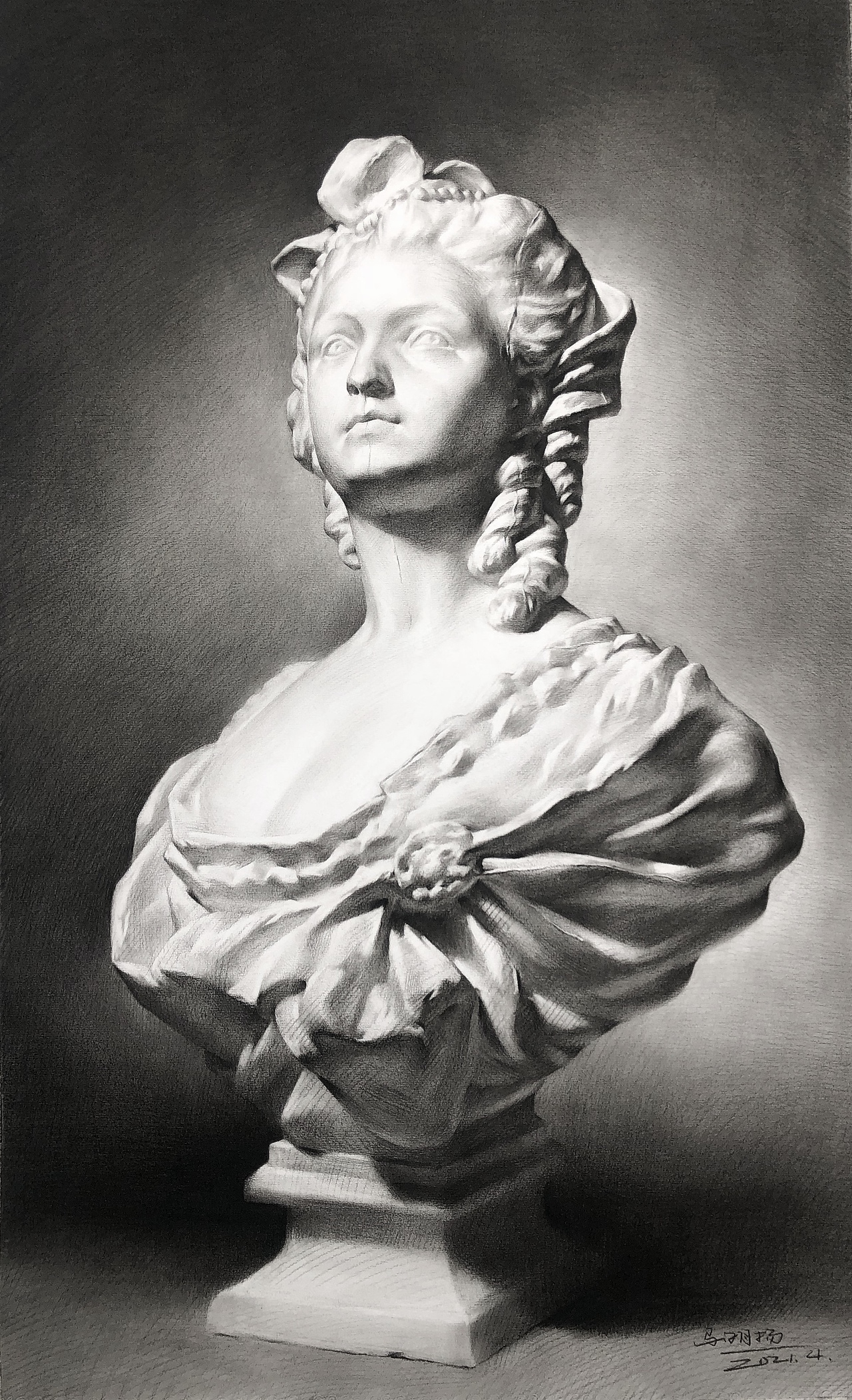 贵阳鲁轩美术马明扬素描作品