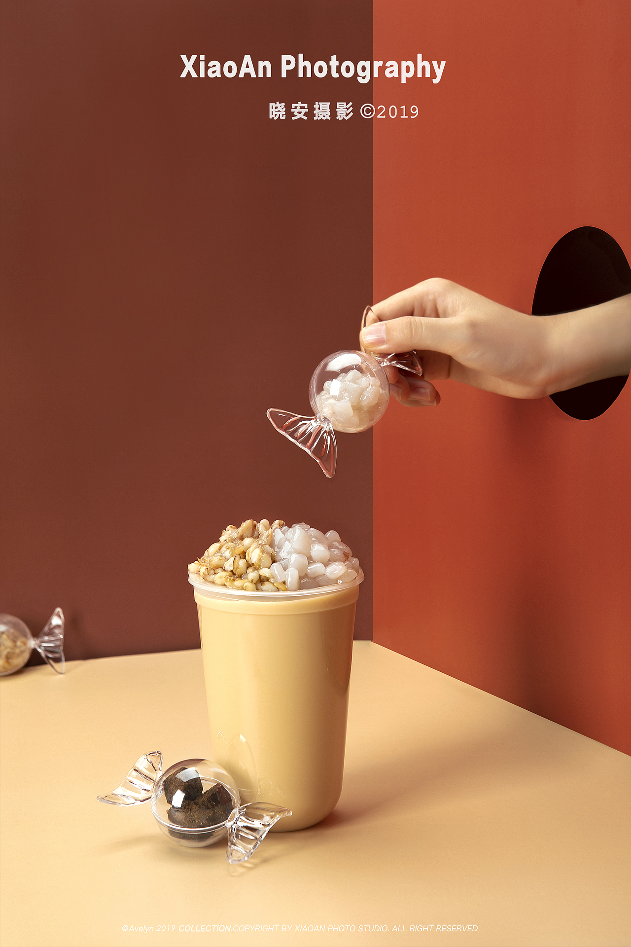 莫兰迪艺术材料 X 茶饮摄影