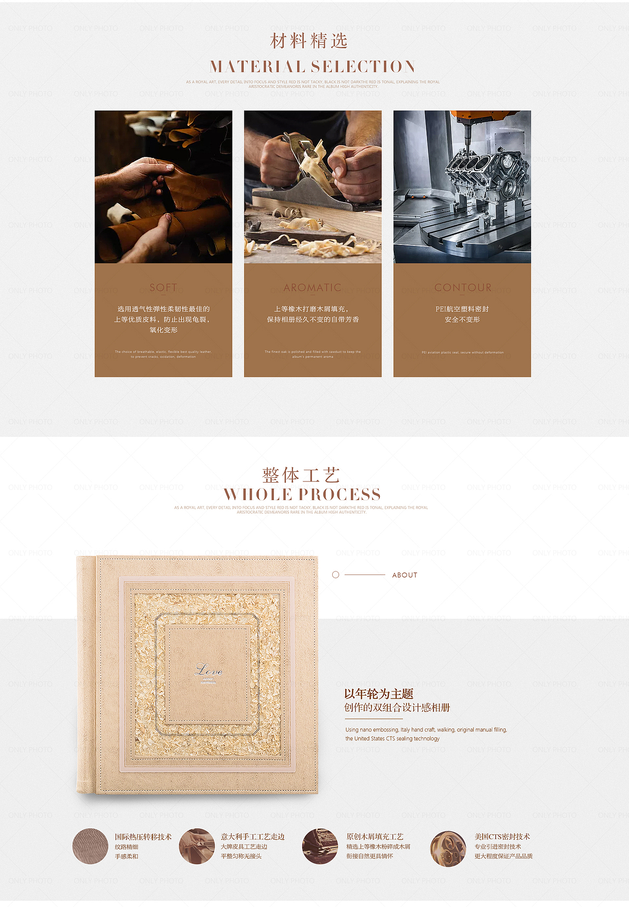 克朗手提相册 包装