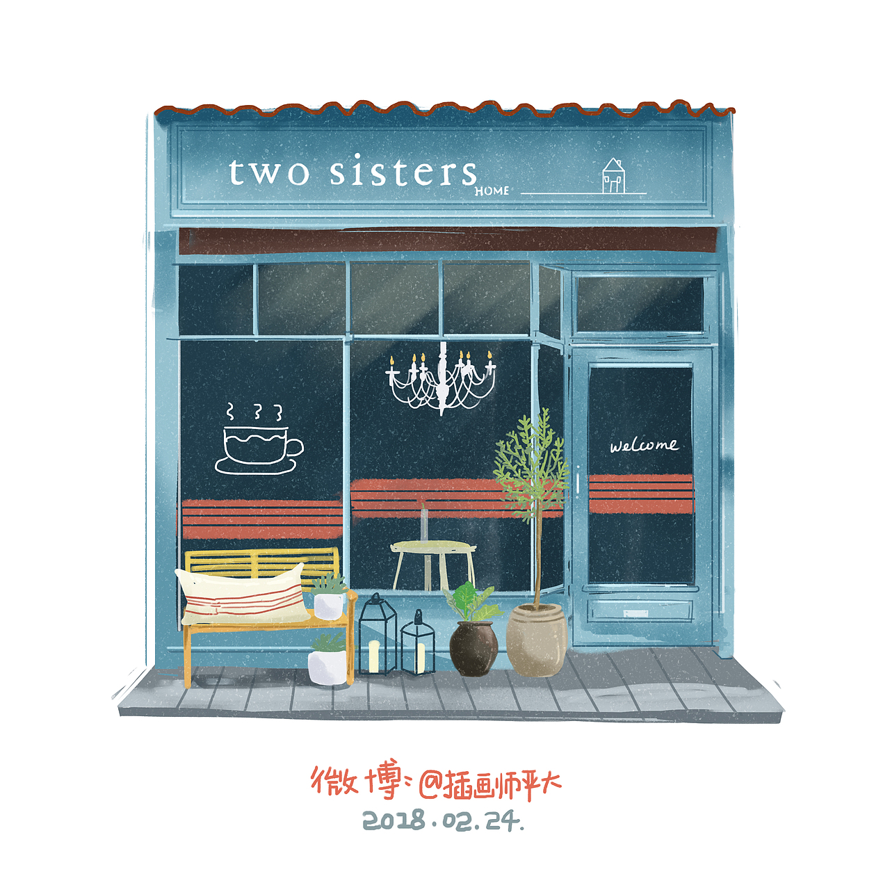 一堆可爱的小房子（图ZMTExODMwMjg0） - 创作习作 - 站酷设计师插画师严大原创素材 - 站酷ZCOOL