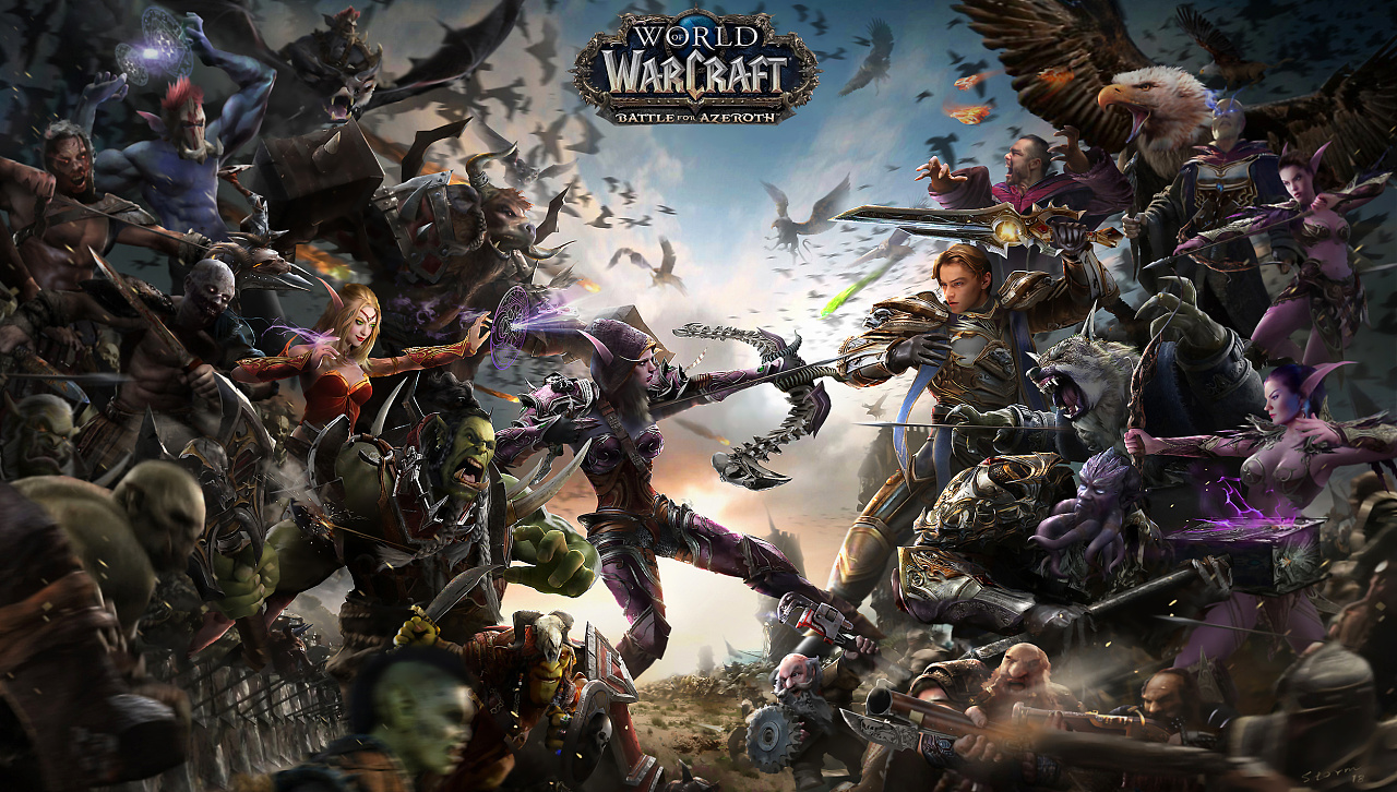 魔兽世界-争霸艾泽拉斯插图|插画|游戏原画|一刀仙人 - 原创作品