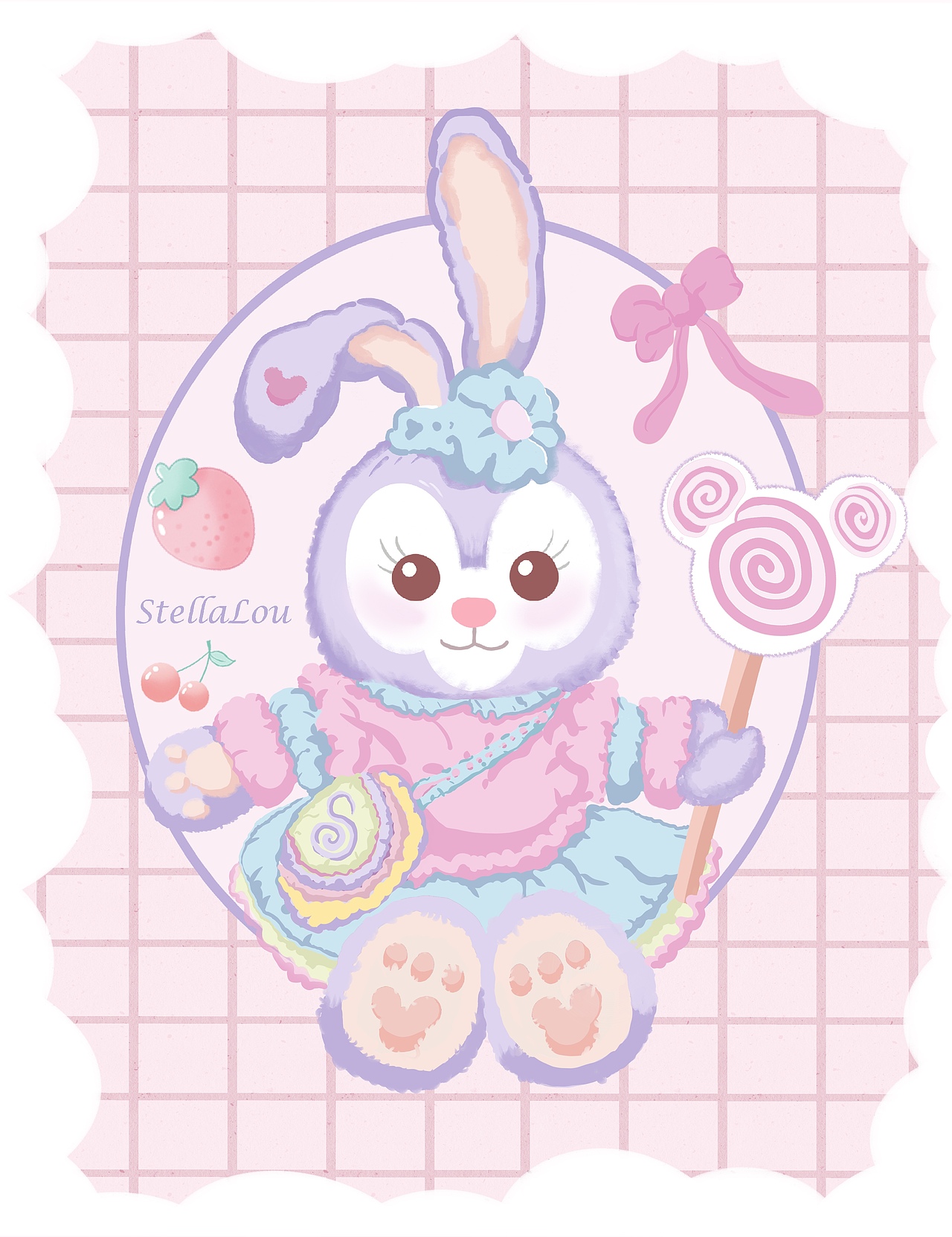 棒棒糖97星黛露|插画|创作习作|小韩稳稳_原创作品-站酷(zcool)