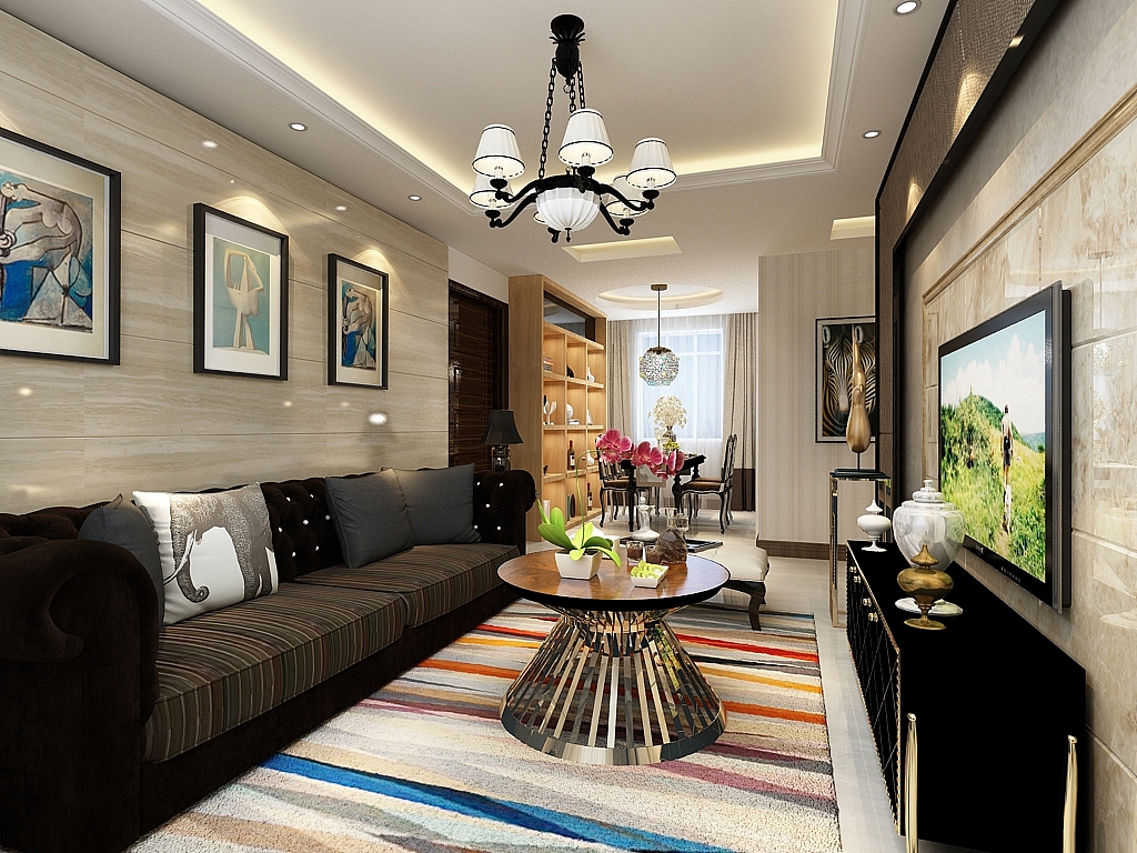 【石家庄阳光力天装饰】现代风格装修效果图