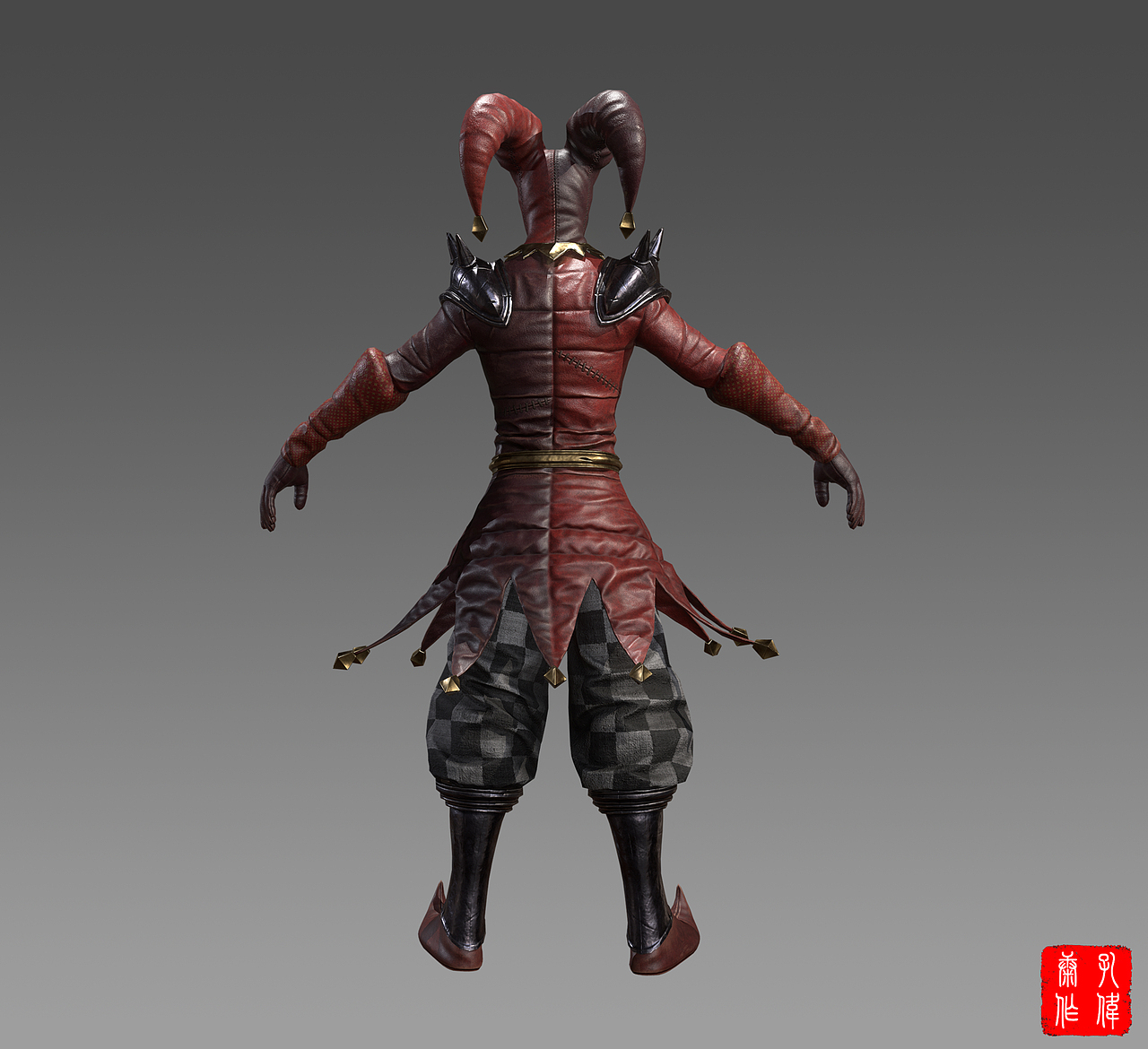 英雄联盟系列模型 恶魔小丑——萨科（图ZMjc4ODE3MDA4） - 人物/生物 - 站酷设计师B站康不理鸭原创素材 - 站酷ZCOOL