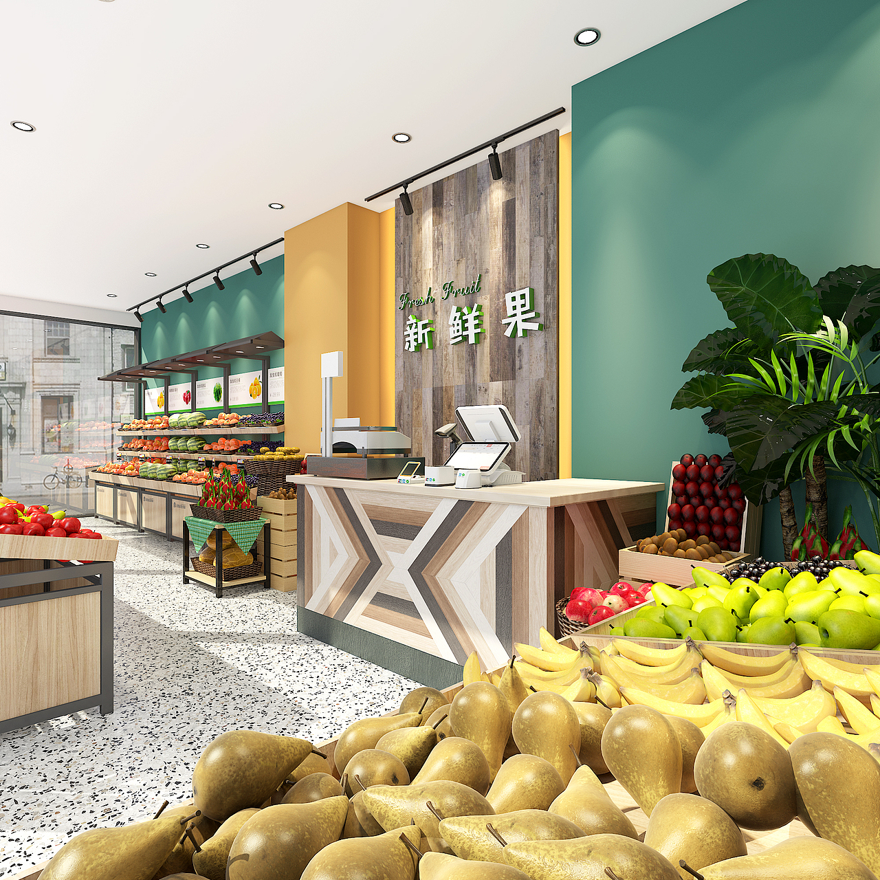 水果店铺设计