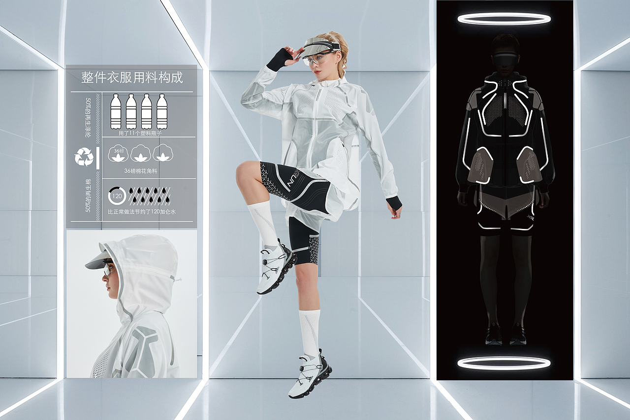 【优秀产品设计奖】宝特瓶回收全天候跑衣