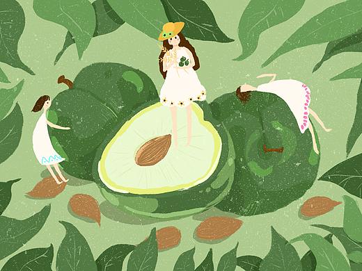 两张插画练习作品