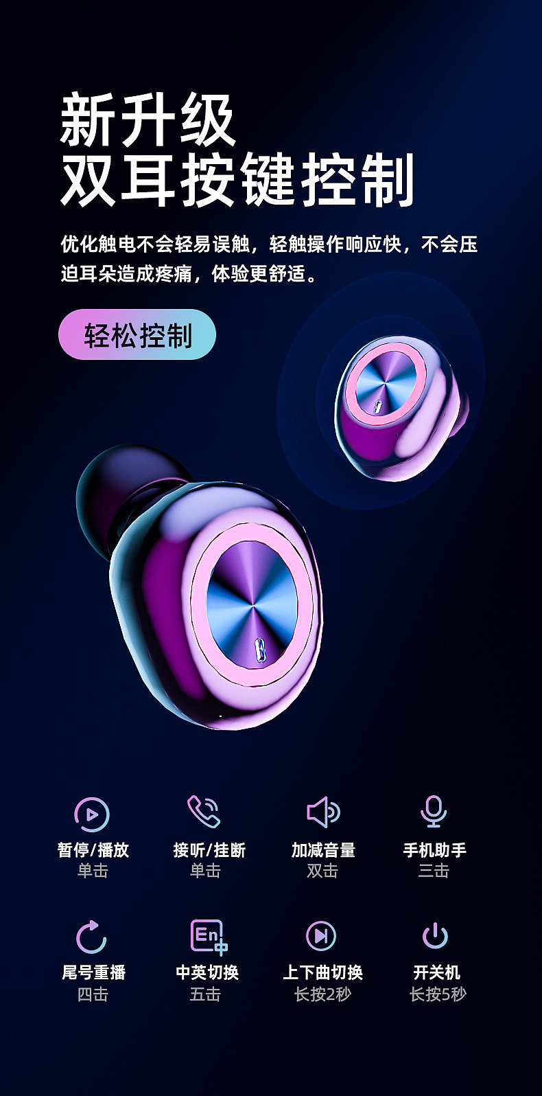 蓝牙耳机详情页（图ZMjU0NDU4OTEy） - 产品 - 站酷设计师宽油竹鼠原创素材 - 站酷ZCOOL