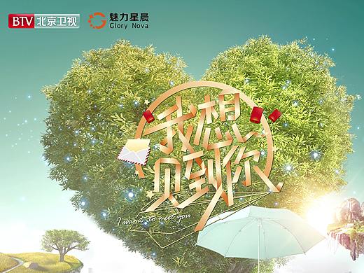 北京卫视 2017《我想见到你》综艺海报